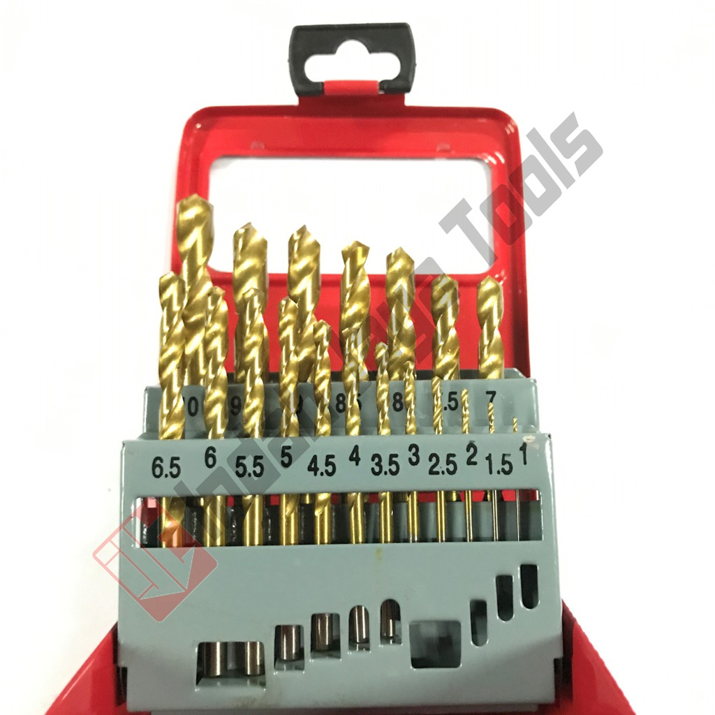 DOMAX TAIWAN Mata Bor Besi Set 19 Pcs 1- 10 mm