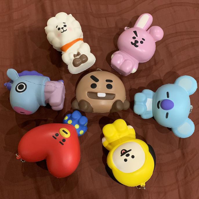 SQUISHY BT21 / BT 21 BTS ARMY TATA CHIMMY COOKY SHOOKY KOYA RJ MANG