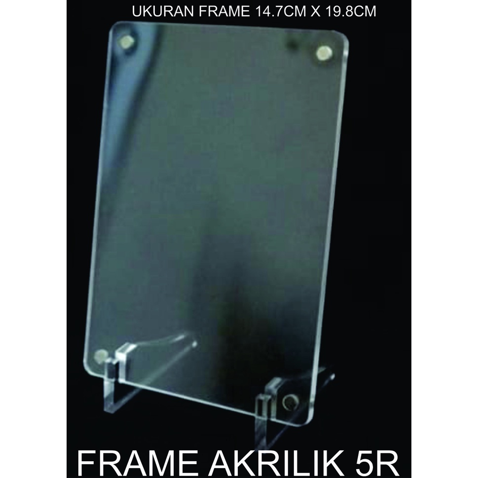 Frame Acrylic Foto PC 5R / Pigura Photocard Transparan