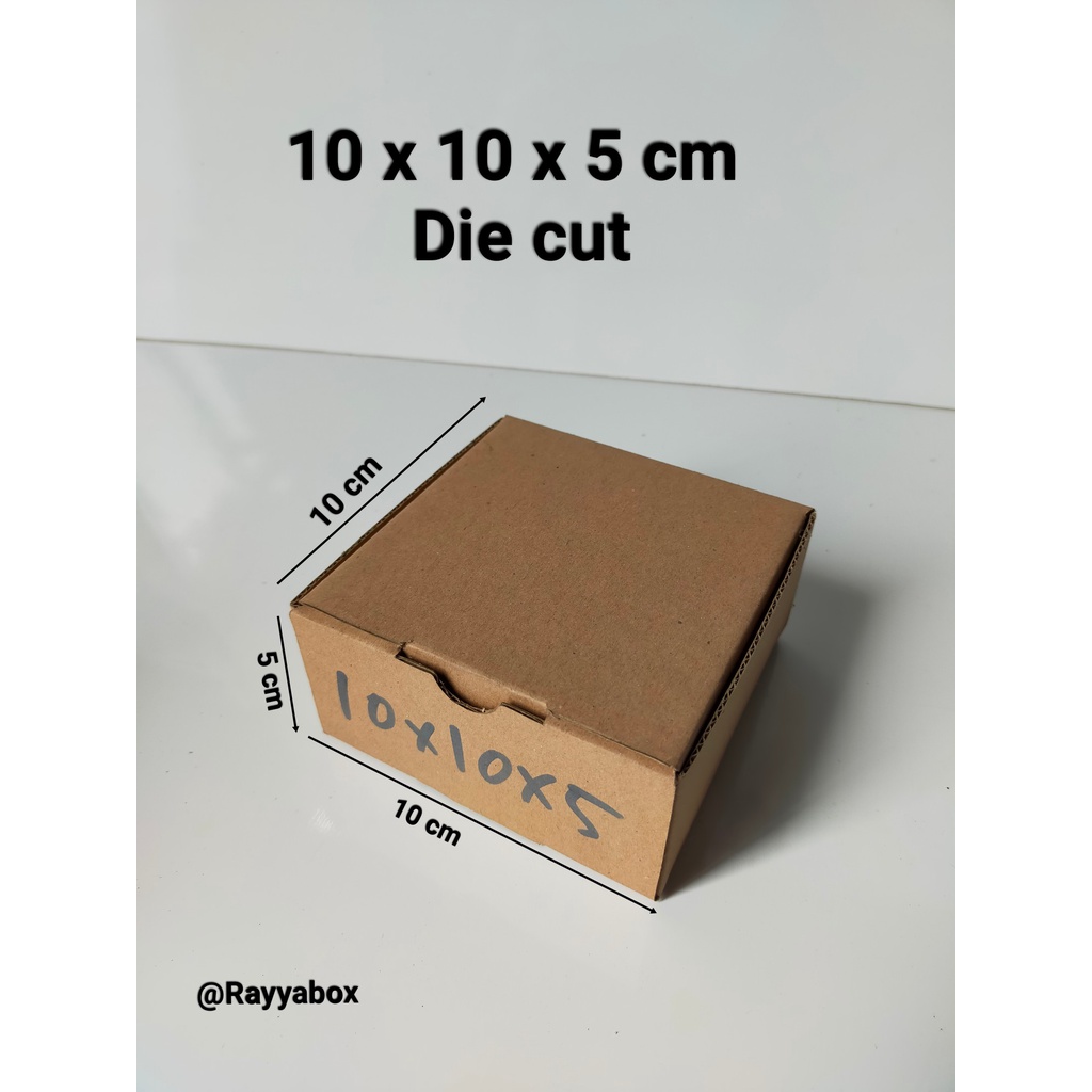 

Kardus murah uk 10x10x5 cm/ kardus polos /box diecut