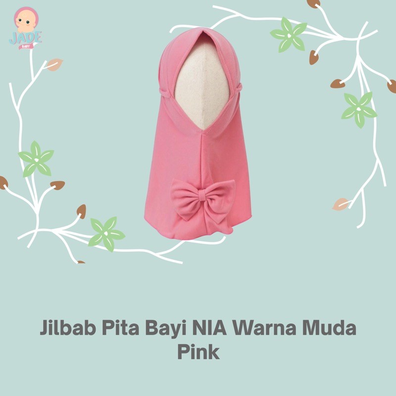 VINATA - JILBAB PITA BAYI VINATA WARNA MUDA - JILBAB VINATA