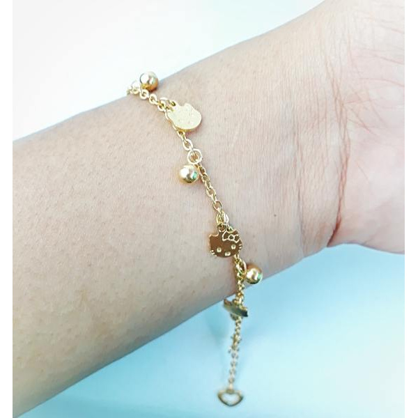 RNL GELANG STAINLESS/TITANIUM GOLD TERLARIS