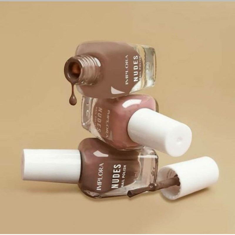 [COD] Implora Kutek Kuku Nail Polish Original BPOM / Kutek Kuku Cat Kuku Nude Red Wonder Clear