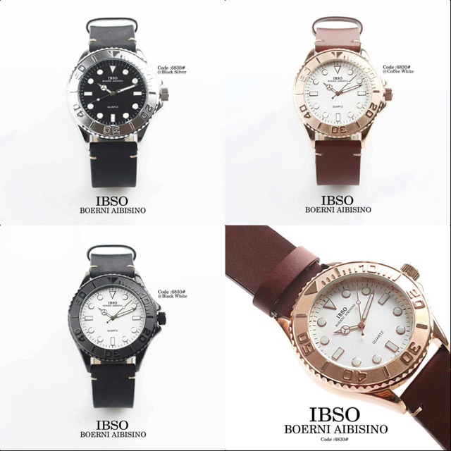 Jam Tangan IBSO Boerni Aibisino 6830#, NEW Analog Watch For Men Original BRAND Made in Swiss