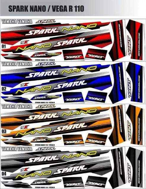 Sticker Striping Variasi Thailand Thailook Vega R New Spark Nano S 1 Shopee Indonesia