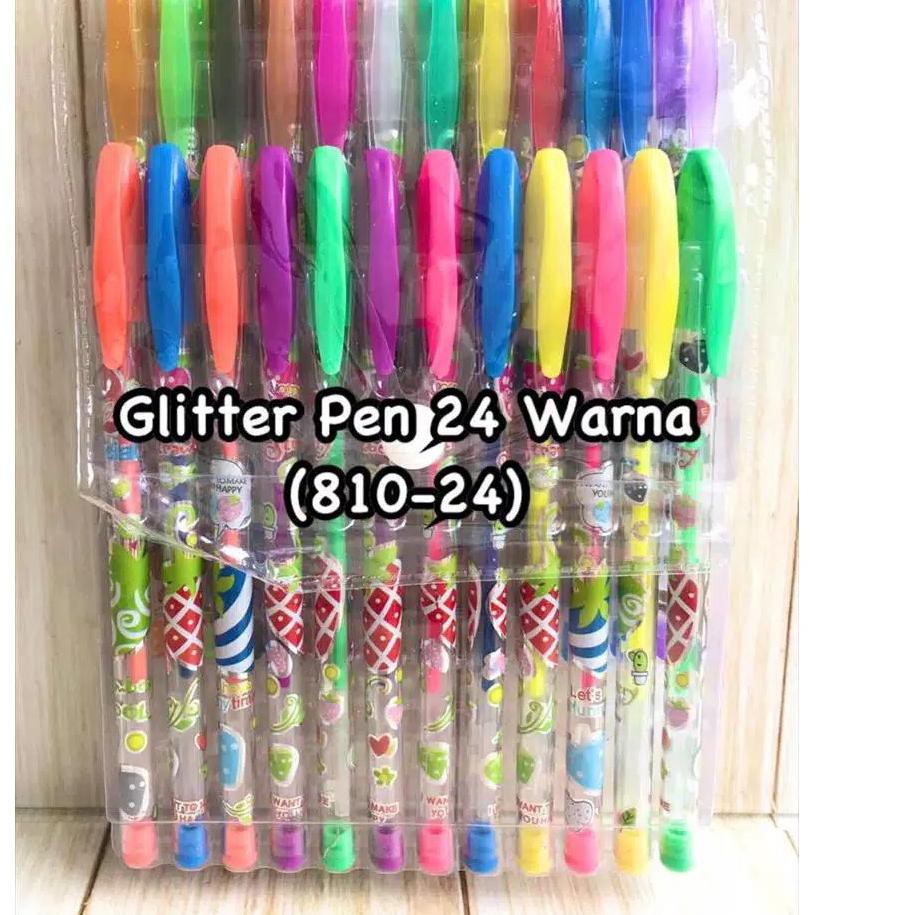 

PROMO BESAR KODE-491 Set bolpen pen pulpen warna color tinta gel metalic glitter neon alat tulis