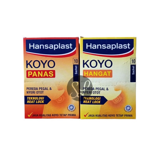 Hansaplast Koyo Panas &amp; Hangat Isi 10pc / Hansaplas Koyo Panas &amp; Hangat Isi 10pc