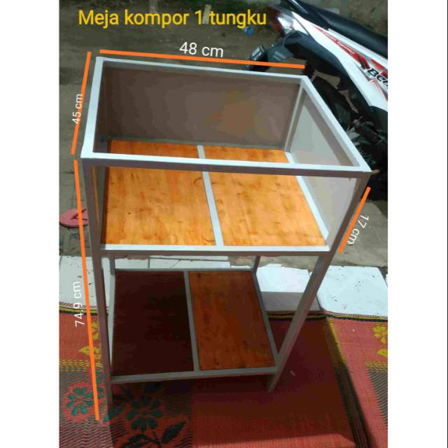 Meja kompor 1 tungku