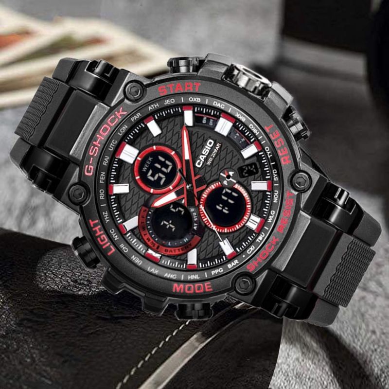 Jam Tangan MTG B-1000 Casio Gshock Water Resistant Pria Jam Tangan Pria Stainliss Steel