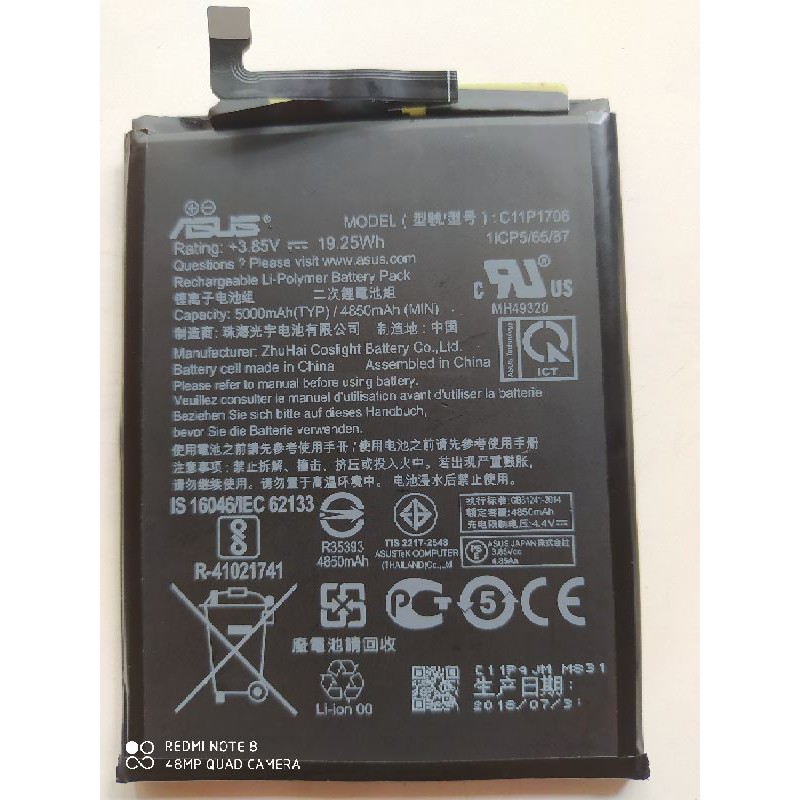 Baterai asus zenfone max pro m1