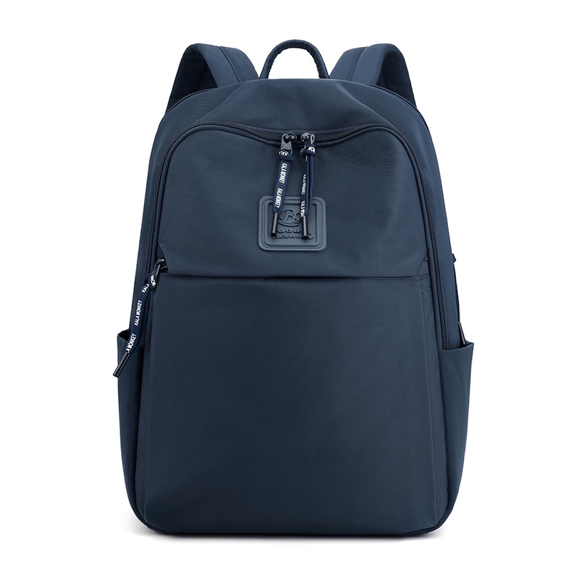 BOBO FASHION0 - Tas ransel laptop bobo 2602 Tas ransel wanita bisa muat Laptop 15in bahan nilon waterproof-navy