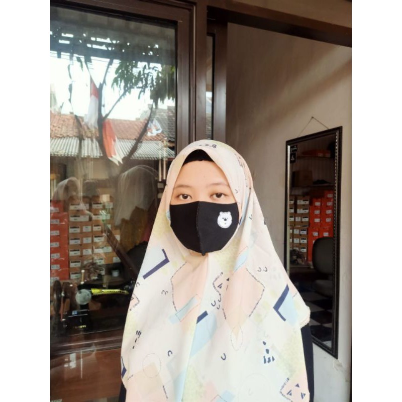 Hijab Vine / Kerudung segi empat Vine