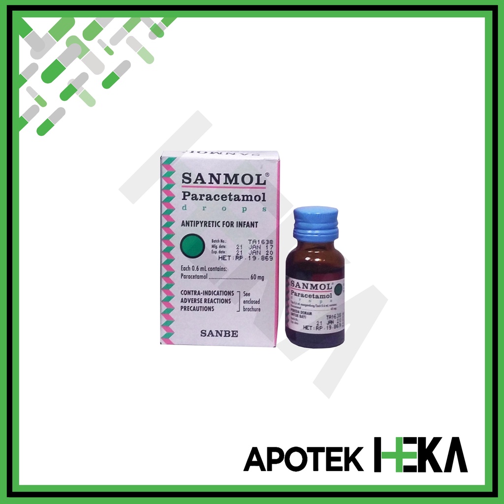 Sanmol Drops 15 ml - Penurun Panas Bayi (SEMARANG)