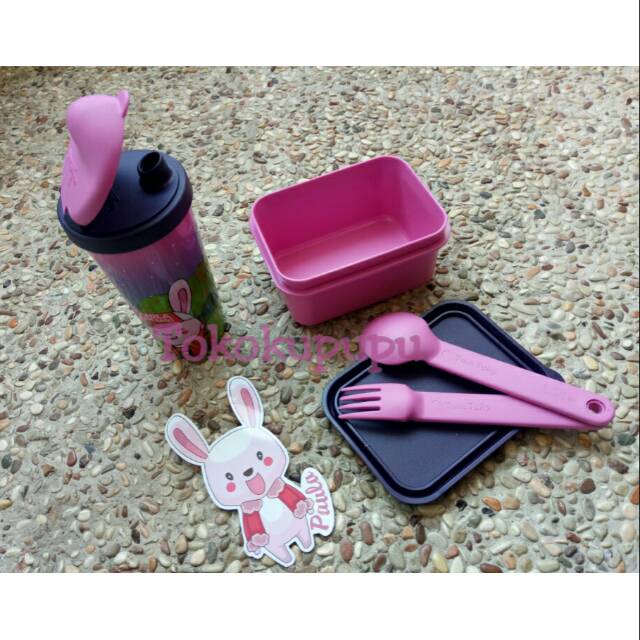 Paket hemat Tempat makan Twin Tulipware