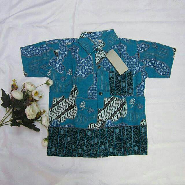 Hem anak umur 2- 5 th/ batik anak/ Hem batik anak/ Seragam sekolah/ Seragam batik