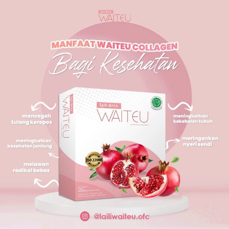 Waiteu minuman kolagen | Minuman Pemutih | Laili Waiteu Collagen |