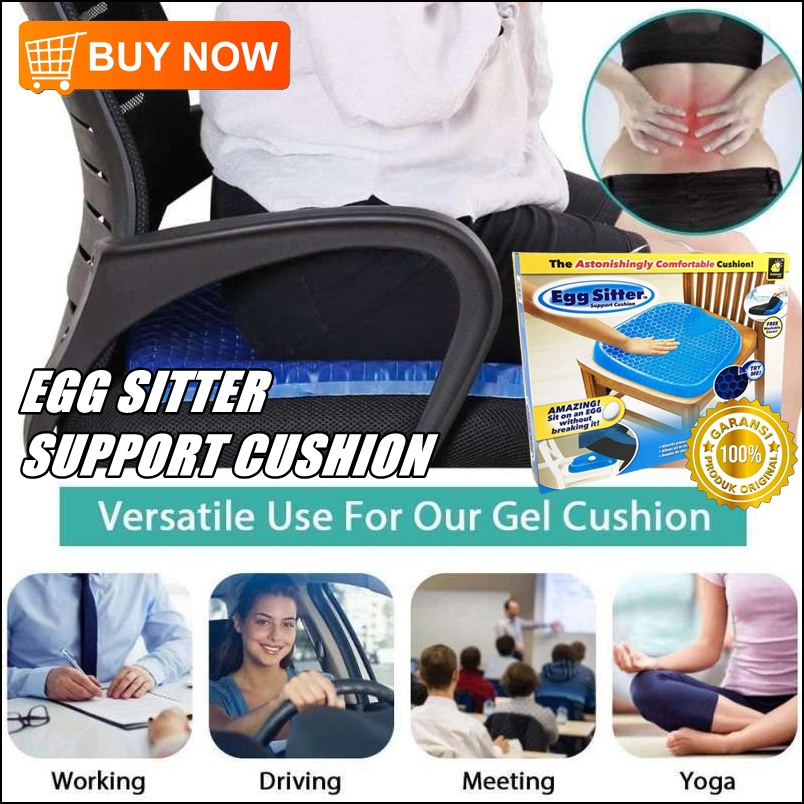 PROMOO Alas duduk bantal gel empuk egg sitter support cushion original bantal duduk mobil gel