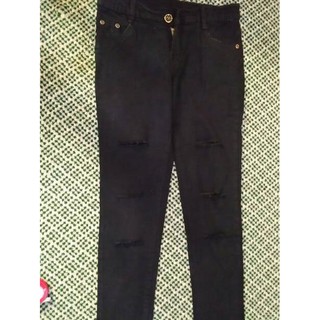 Pasti Puas Celana  jeans sobek  wanita  skinny streeth 