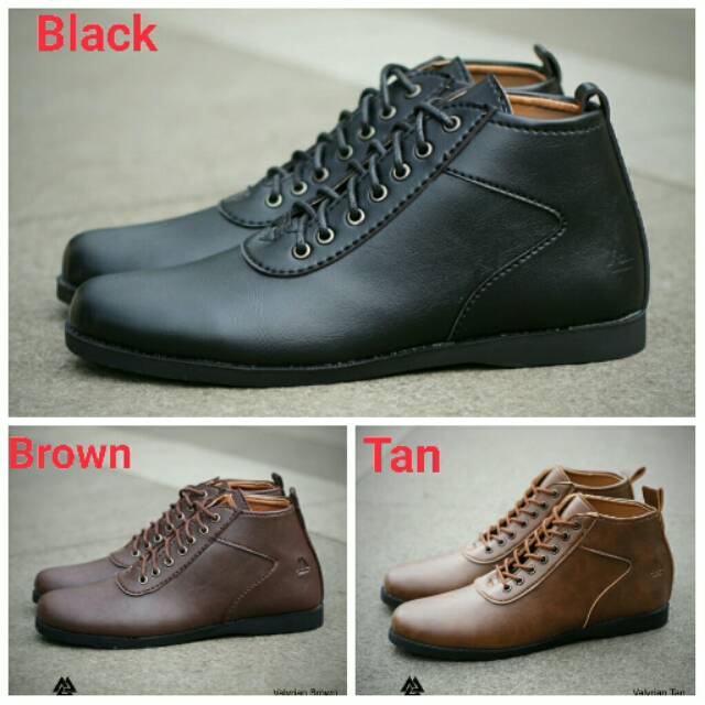 (COD) SEPATU BOOT KULIT PRIA VINTAGE MODEL BRODO VALYRIAN ORIGINAL No. 1