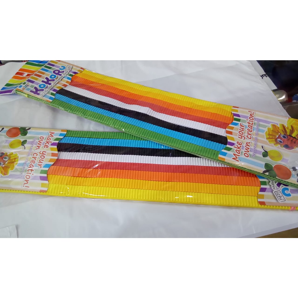 

KOKORU KERTAS CREPE WARNA WARNI