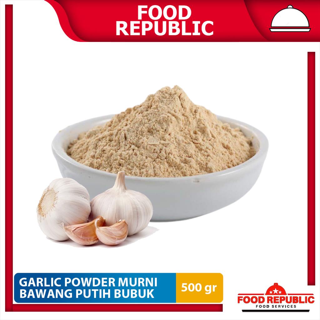 Garlic Powder / Bawang Putih Bubuk 500 GR Murni Halal Import Kualitas