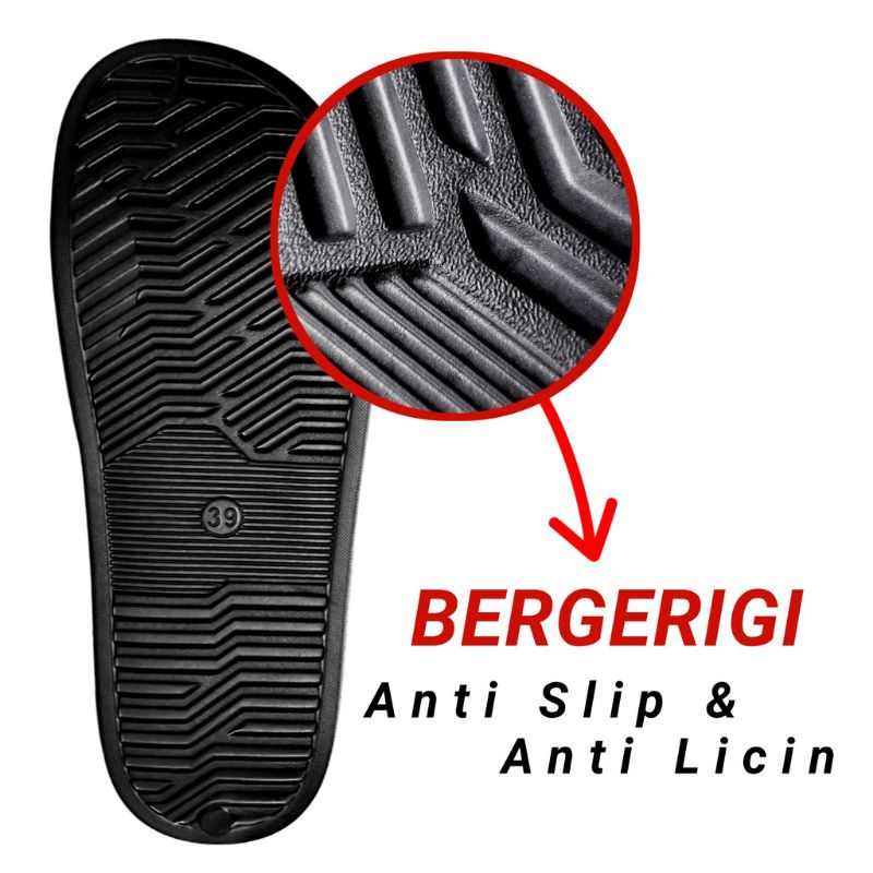 NEW ARRIVAL | Sandal Slide Pria Terbaru I Original I Slip on I Cowok Slide GTB