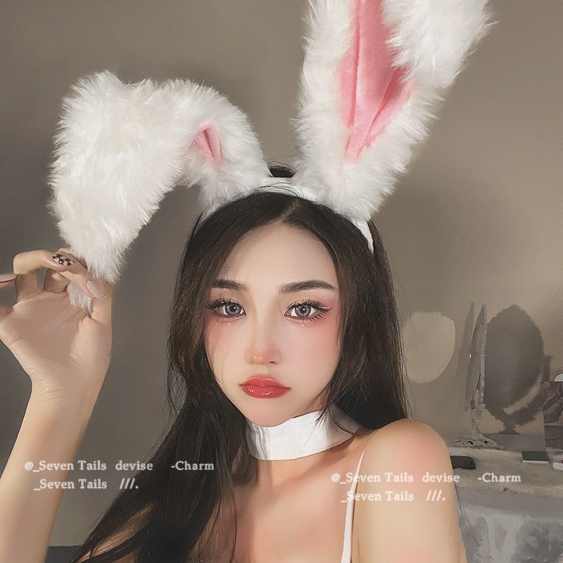 【Wetrose】Hot Baru Fashion Ikat Rambut Kucing Rubah Telinga Hiasan Kepala Kucing Ikat Kepala Hewan Telinga Kucing Aksesori Nekomimi Necomimi Cat Ear Rabbit Ear Telinga Kelinci Bunny Headband