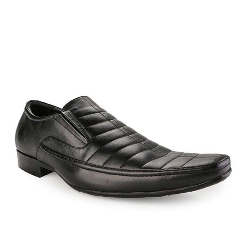 Guin Casalini Sepatu Formal Pria Pantofel Cow Leather G-BV 016 Black