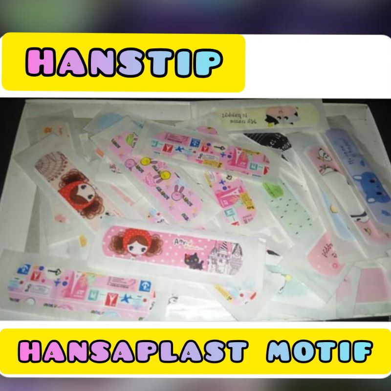 Hansaplast kain / hanstip hansaplast motif/ hansaplast gambar