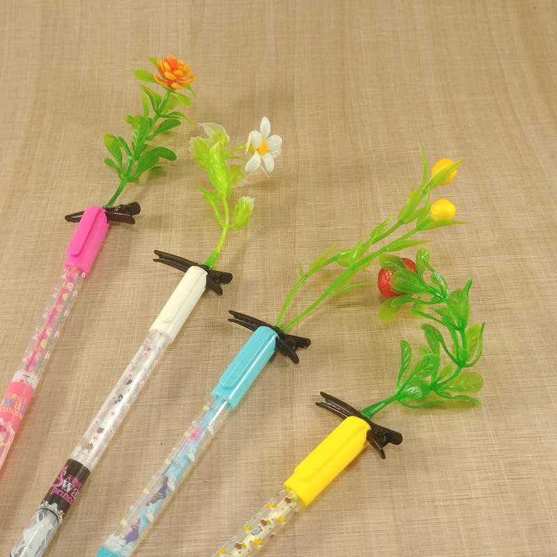 

gell pen jepit bunga princess