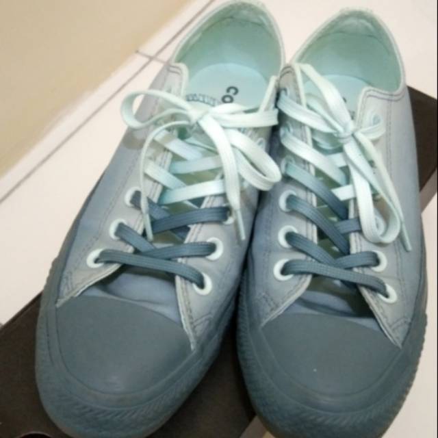 Converse Dip Dye Teal Tint Blue