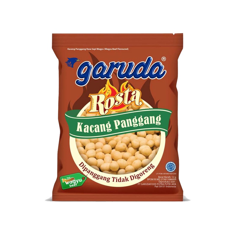 

SNACK | GARUDA ROSTA KACANG PANGGANG WAGYU BEEF 95G | KACANG