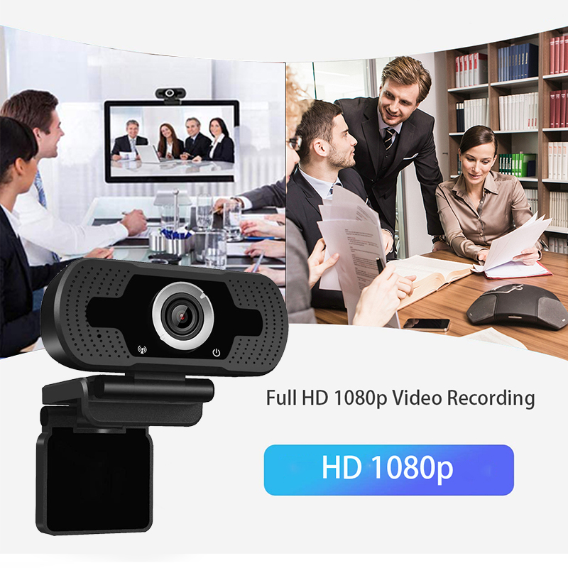 2MP Kamera Web Cam PC Webcam Komputer Facecam HD Usb Dengan Mikrofon 1920x1080p Drive-free Camera