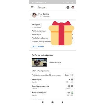 jual akun YouTube monetisasi