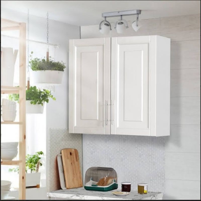 kitchen set atas minimalis rak dapur 2 pintu lemari dapur gantung