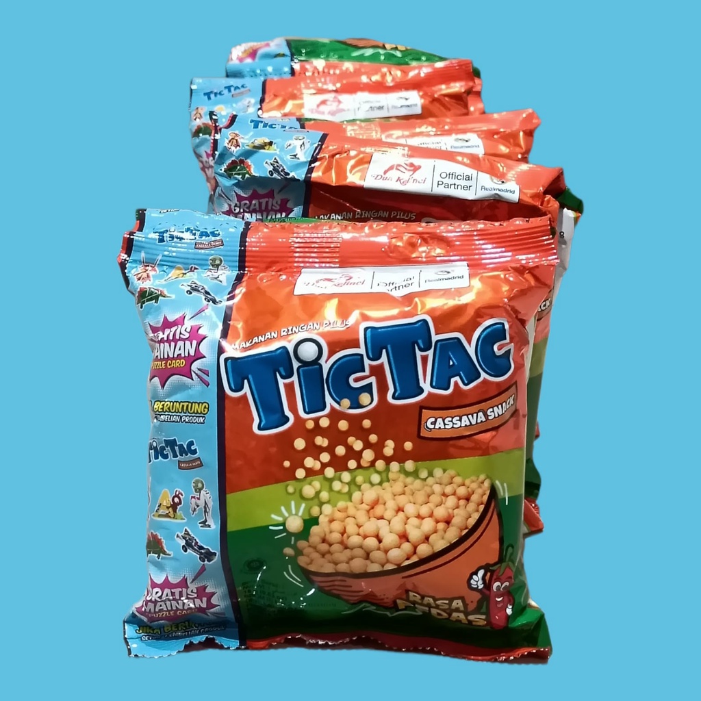 

Dua Kelinci Tic Tac Pedas Snack [10 pcs/renceng]