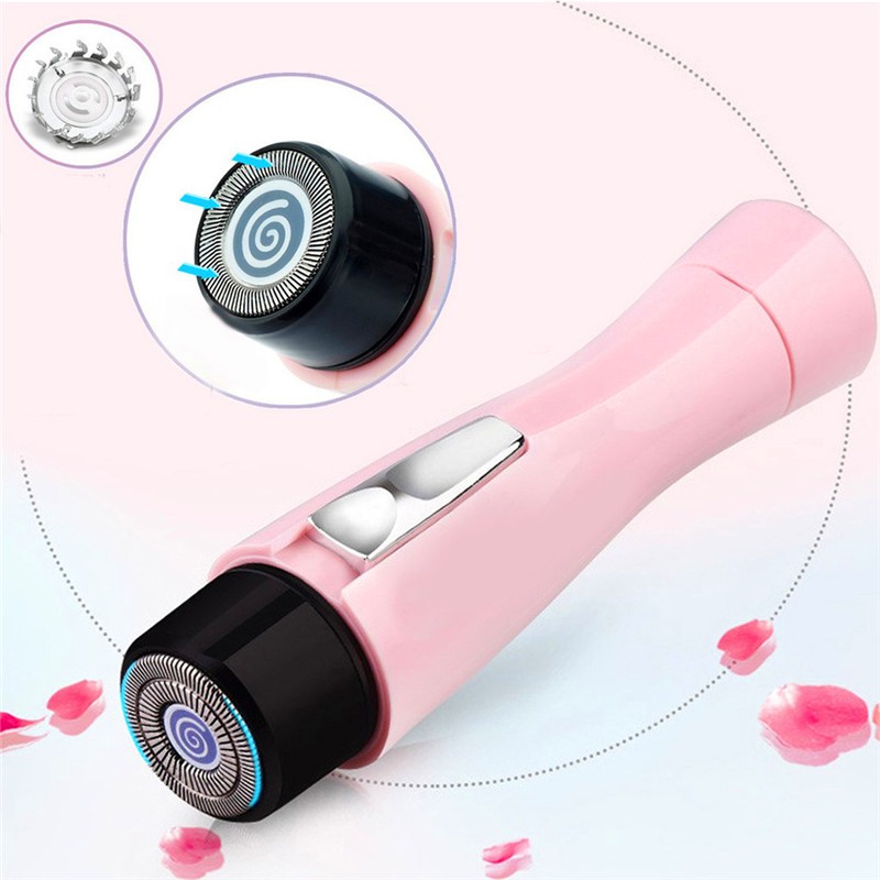 Perawatan Tubuh: Alat Cukur Mini Elektrik Warna Pink