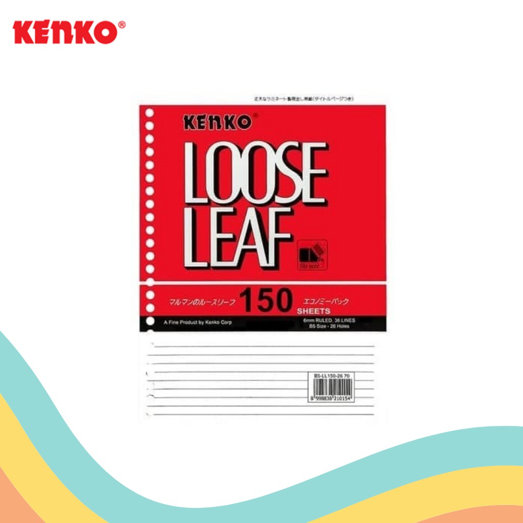 

LOOSE LEAF KENKO B5-150 (1 PACK)