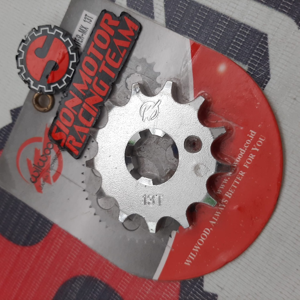 Gir Gear Depan / Front Sproket Yamaha Jupiter MX / Sniper MX 428-13T Wilwood-2