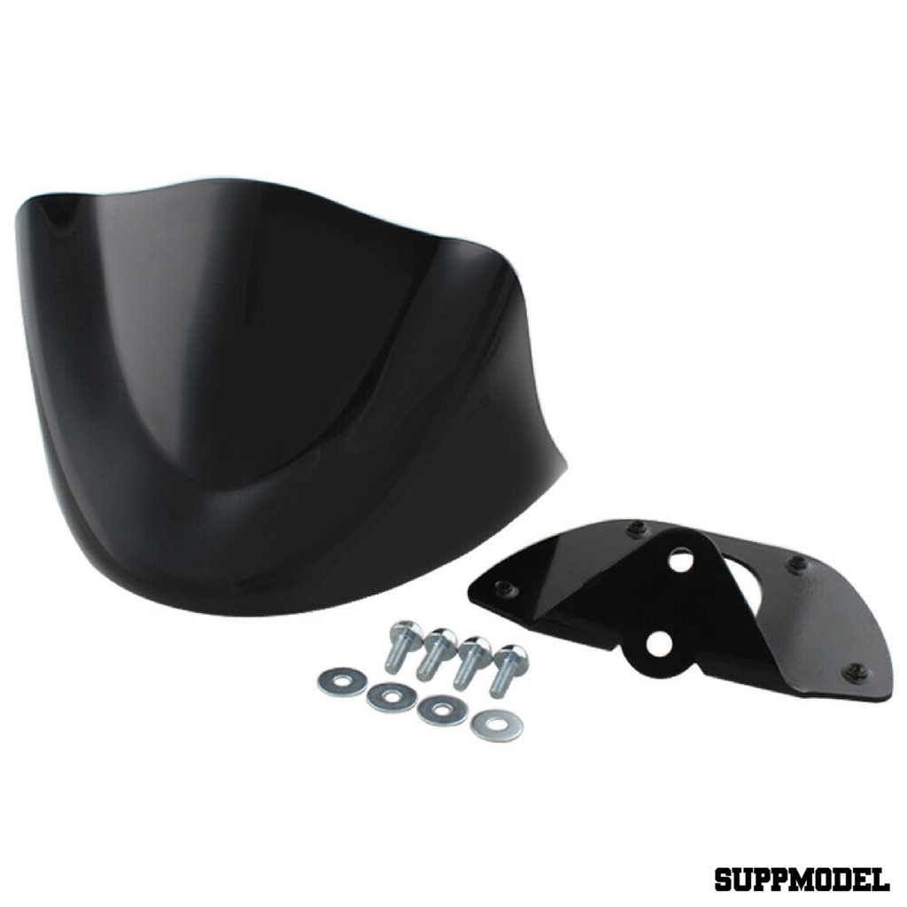 SPM Matte Black Front Spoiler Lower Chin Fairing Reliable Engine Cover for FXDL FXD FXDB 06-17