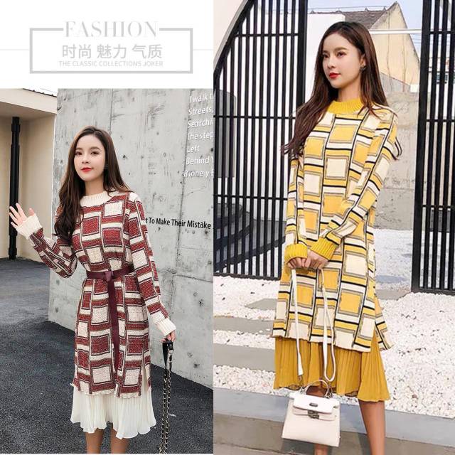 Tunik plisket import/ tunik bangkok