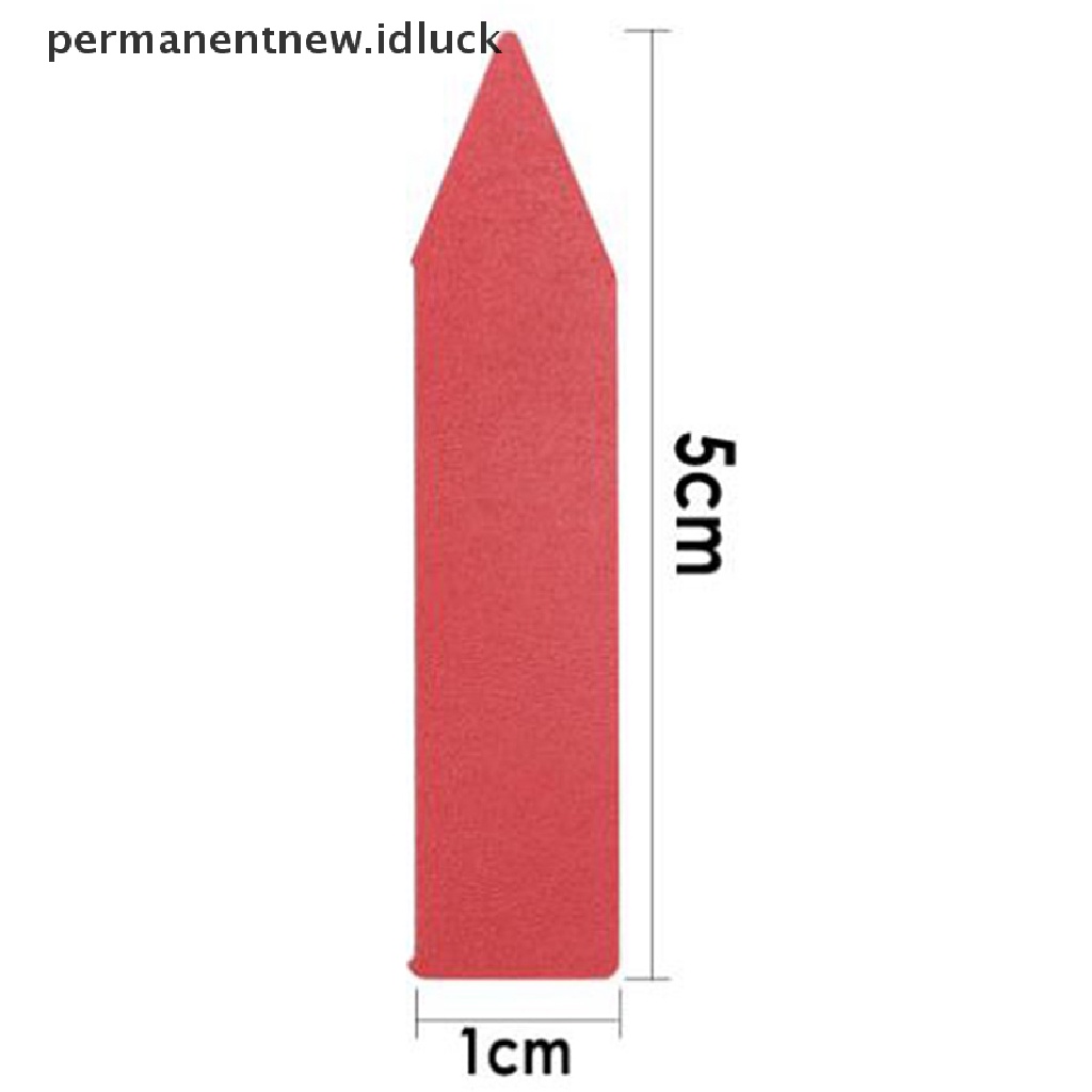 100 Pcs Label Nama Tanaman Bahan Plastik Ukuran 5x1cm Aneka Warna Untuk Dalam Ruangan