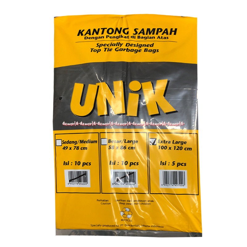 Unik Kantong Sampah Abu Abu Hijau 58x86cm Dengan Pengikat Tali Atas Bagian Plastic Trash Bin Unique Garbage Trash Bags Plastic Bag Plastik Sampah