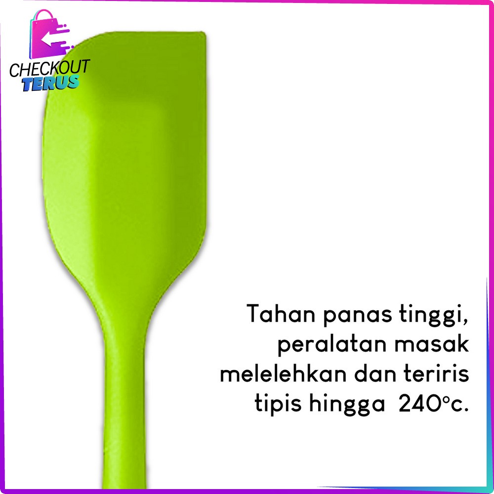 CT C276 Spatula Silikon Tahan Panas Set 6IN1 Kitchen Utensil Set Peralatan Dapur Lengkap Sutil Silicone Set Kitchen Tool