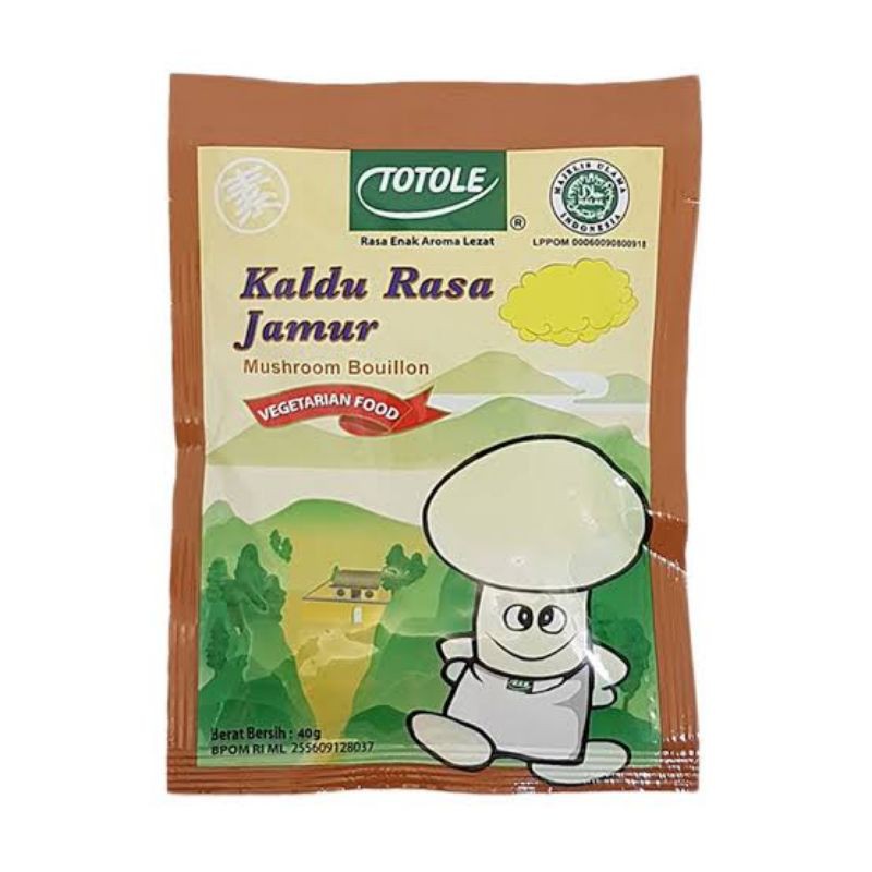 

Totole Kaldu Rasa Jamur Penyedap Rasa 40gr