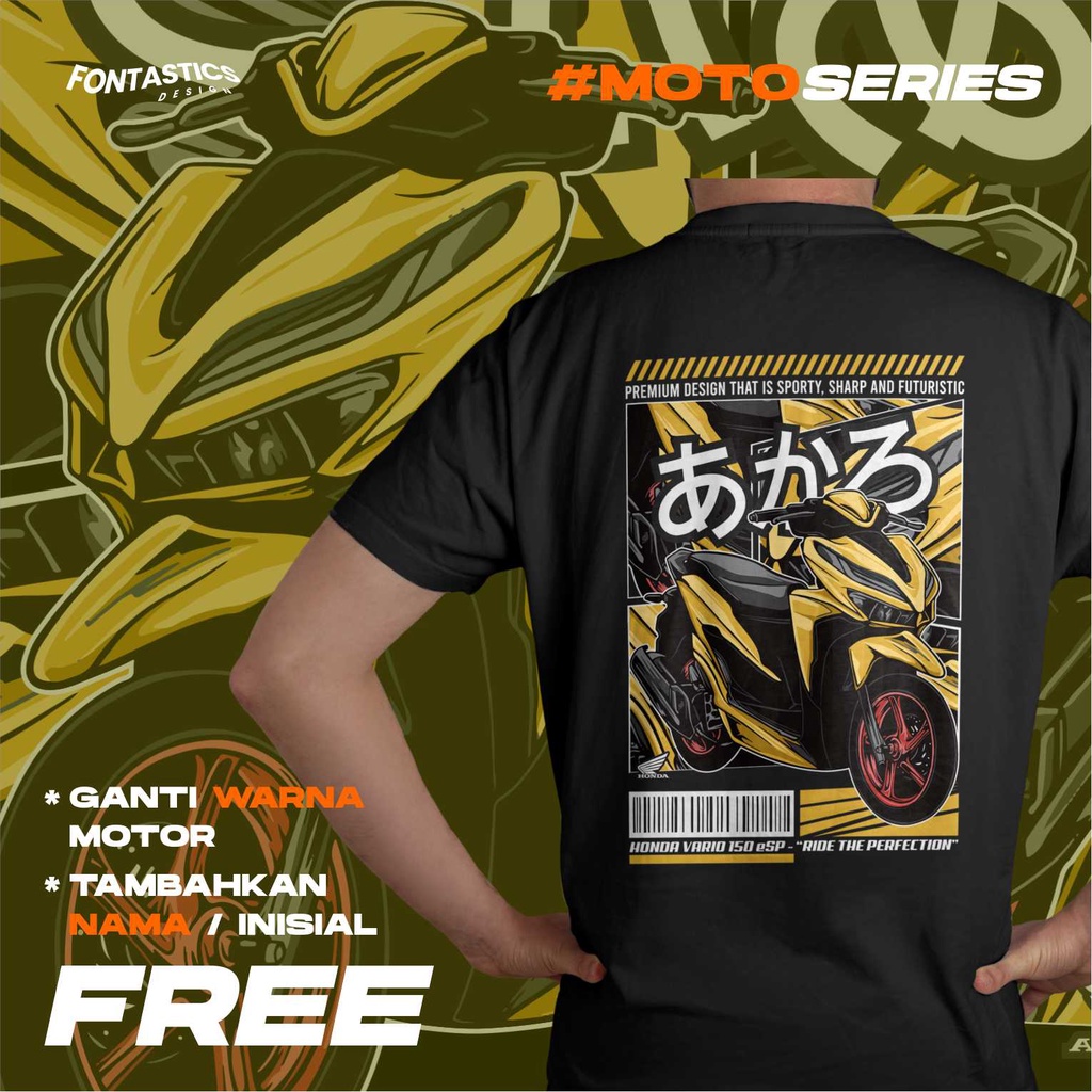 KAOS HONDA VARIO 150CC NEW MODIFIKASI  MOTOR HONDA BISA CUSTOM NAMA KOMUNITAS SUNMORI NIGHTRIDE KAOS