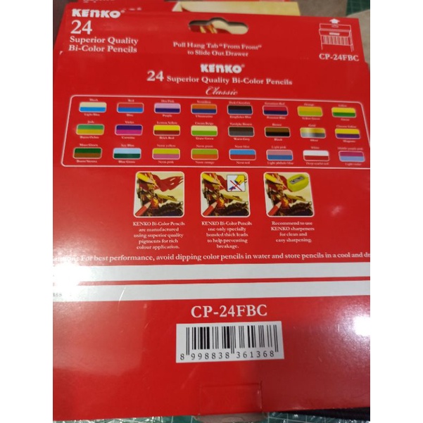 

Pensil warna bulak balik Kenko CP-24FBC (CLASSIC)