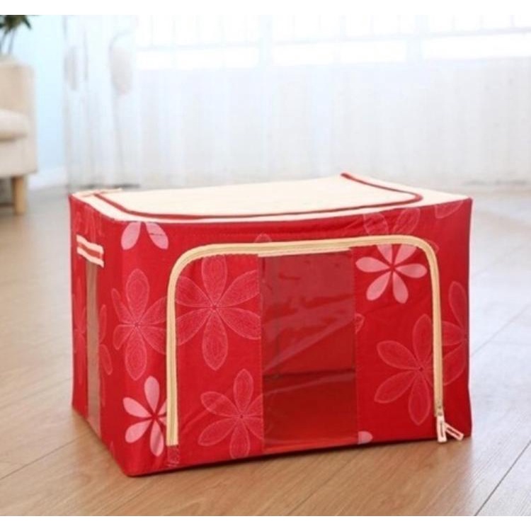 Storage Box Besar 66 L Tempat Peyimpanan Pakaian Mainan BedCover Tebal