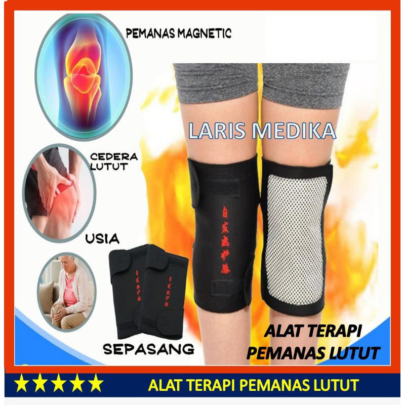 TERAPI PEMANAS LUTUT MAGNETIK / MAGNETIC THERAPHY SELF HEATING / TERAPI LUTUT / TERAPI KNEE PAD HOT