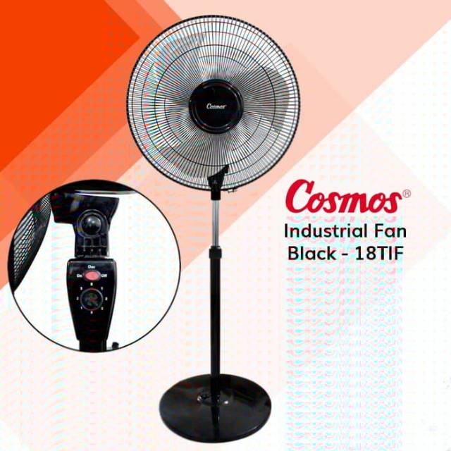 Kipas berdiri Tip 18/1801 cosmos baling besi